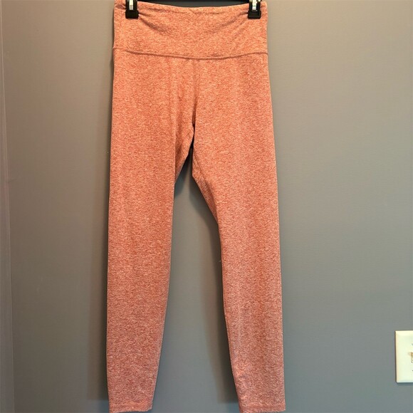 Balance Collection Pants - Balance Collection Leggings Womens M Heather Maroon High Rise  Yoga